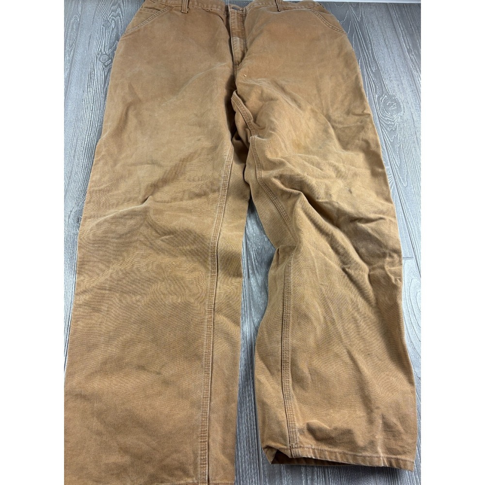 Carhartt Tan Canvas Pants Size 42 Inseam 33 Vintage canvas B11